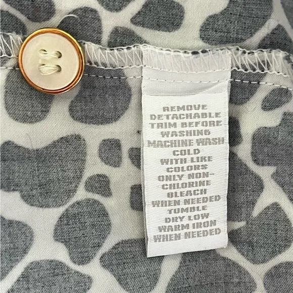 Charter Club Animal Print Dress with Pockets - Picture 7 of 7